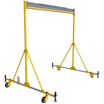 Rigid Lifelines Rolling ""A"" Frame Fall Protection System 2